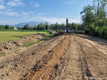 Izgradnja protipoplavnega nasipa Šmarca–Nožice, t.i. etapa 1 (2)